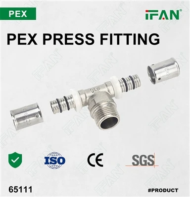PEX látúnspressubúnaður