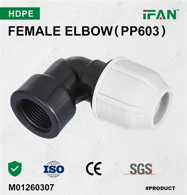 IFAN   HDPE   Mátun   Female   Elbow